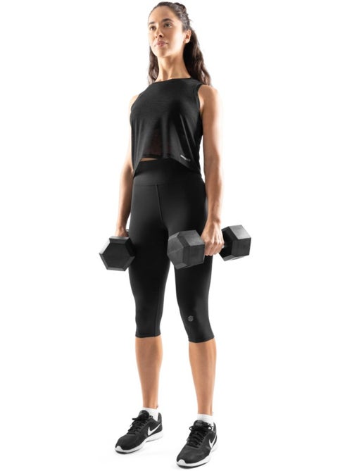 Leggings sportivi a tre quarti da donna fitness donna ynys - Kiabi Leggings sportivi a tre quarti da donna fitness donna ynys - Kiabi
