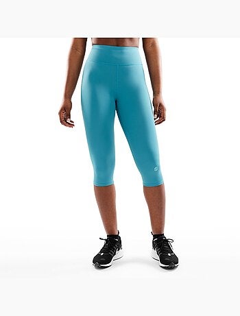Leggings sportivi a tre quarti da donna fitness donna zeal