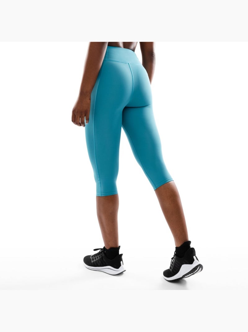 Leggings sportivi a tre quarti da donna fitness donna zeal Blu - Kiabi