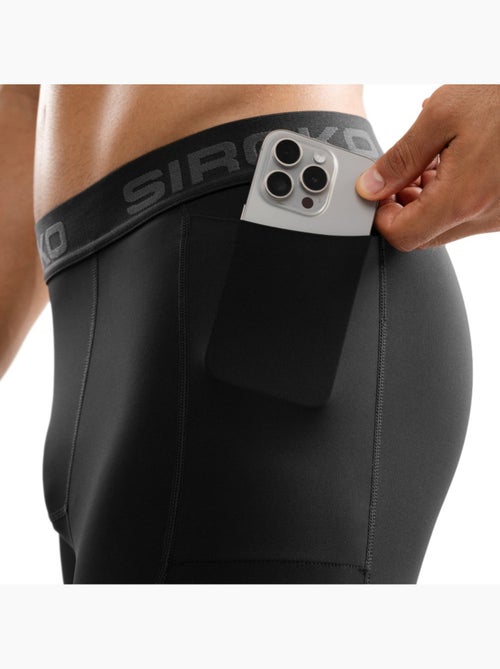 Leggings sportivi a tre quarti da uomo fitness uomo enlli - Kiabi