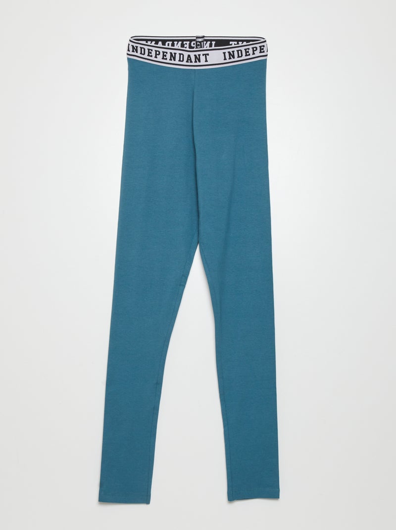 Leggings sportivi blu scuro - Kiabi