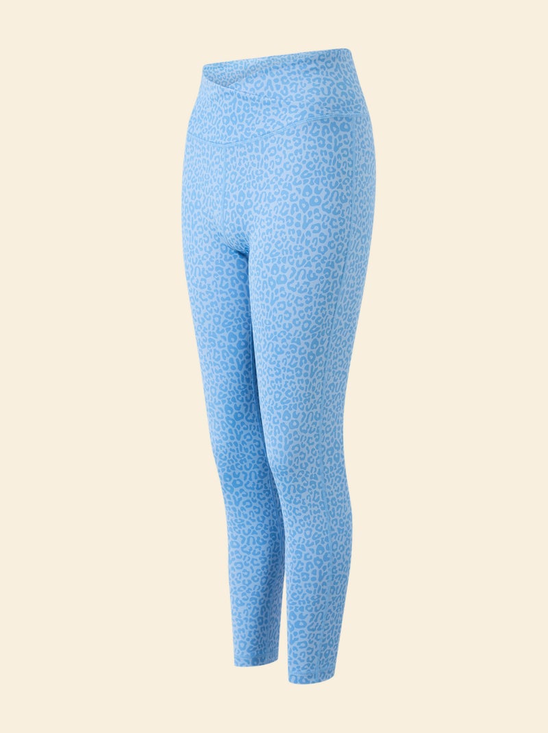 Leggings sportivi con stampa leopardata - (ekstract) Blu - Kiabi