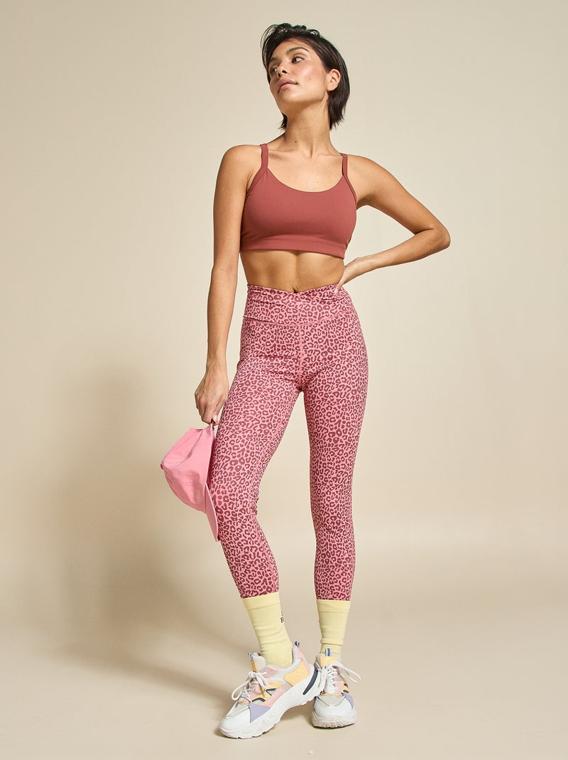Leggings sportivi con stampa leopardata - (ekstract) Rosa - Kiabi