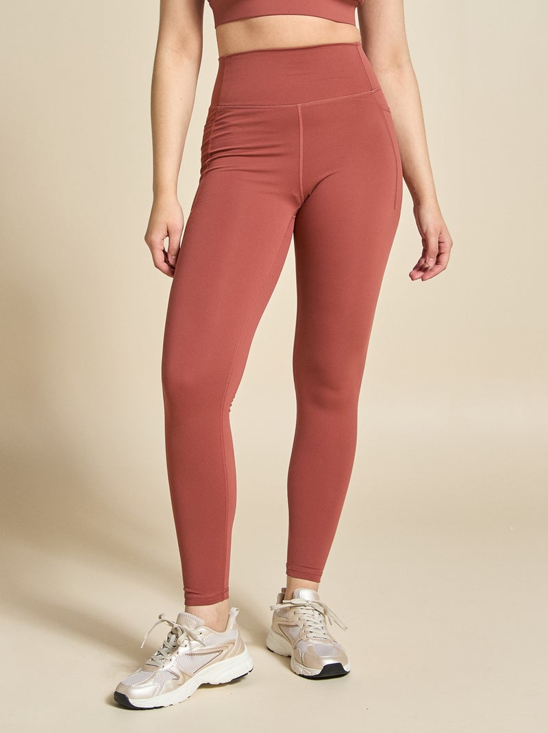 Leggings sportivi con tasche - (ekstract) Marrone - Kiabi