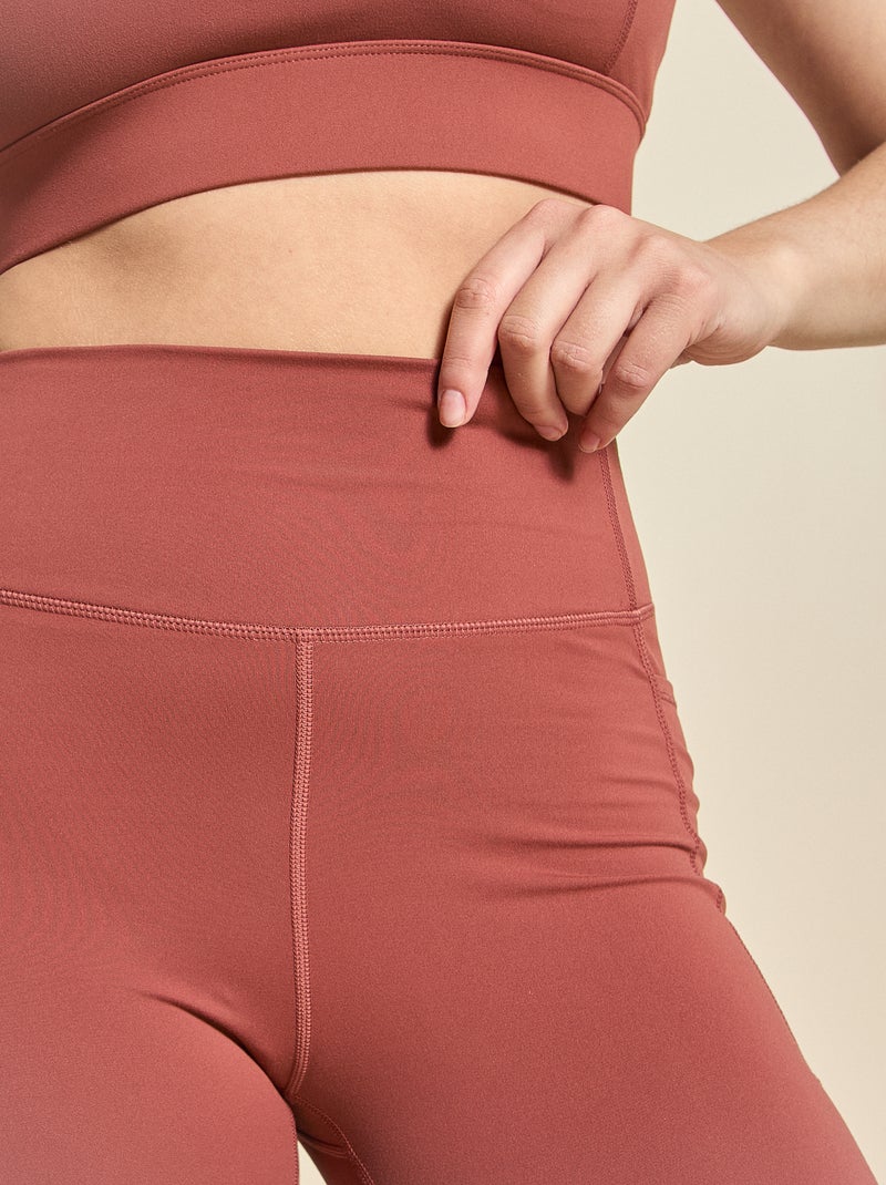 Leggings sportivi con tasche - (ekstract) Marrone - Kiabi
