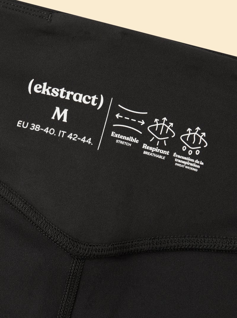Leggings sportivi con tasche - (ekstract) Nero - Kiabi