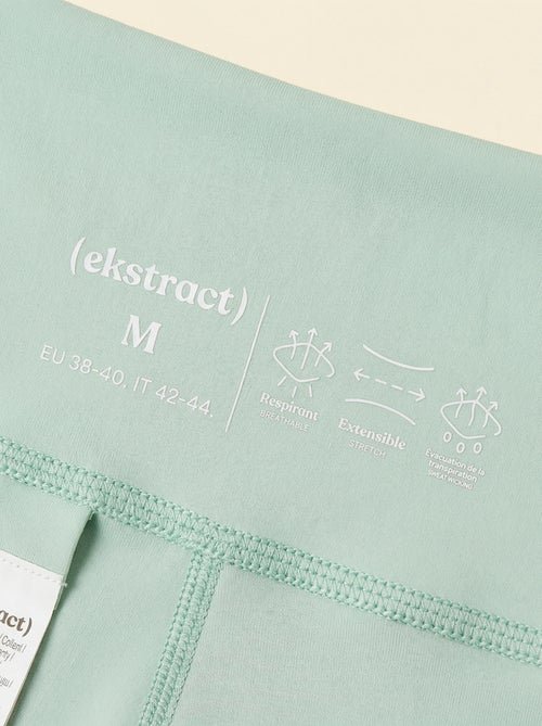 Leggings sportivi con vita incrociata - (ekstract) - Kiabi