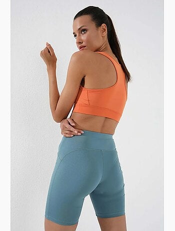 Leggings sportivi corti a vita alta tommy