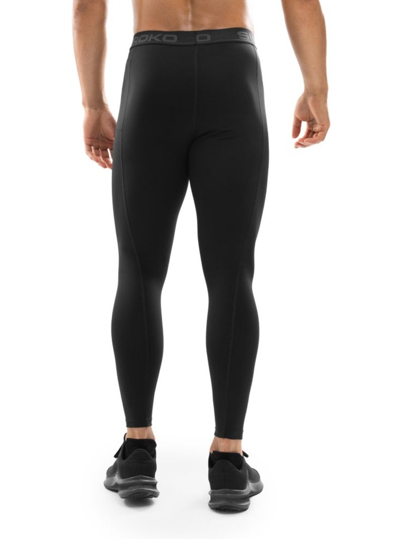 Leggings sportivi da uomo fitness uomo pioneer Nero - Kiabi