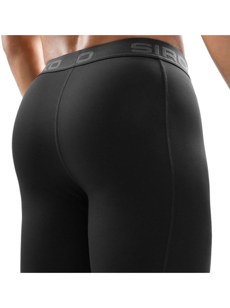 Leggings sportivi da uomo fitness uomo pioneer Nero - Kiabi