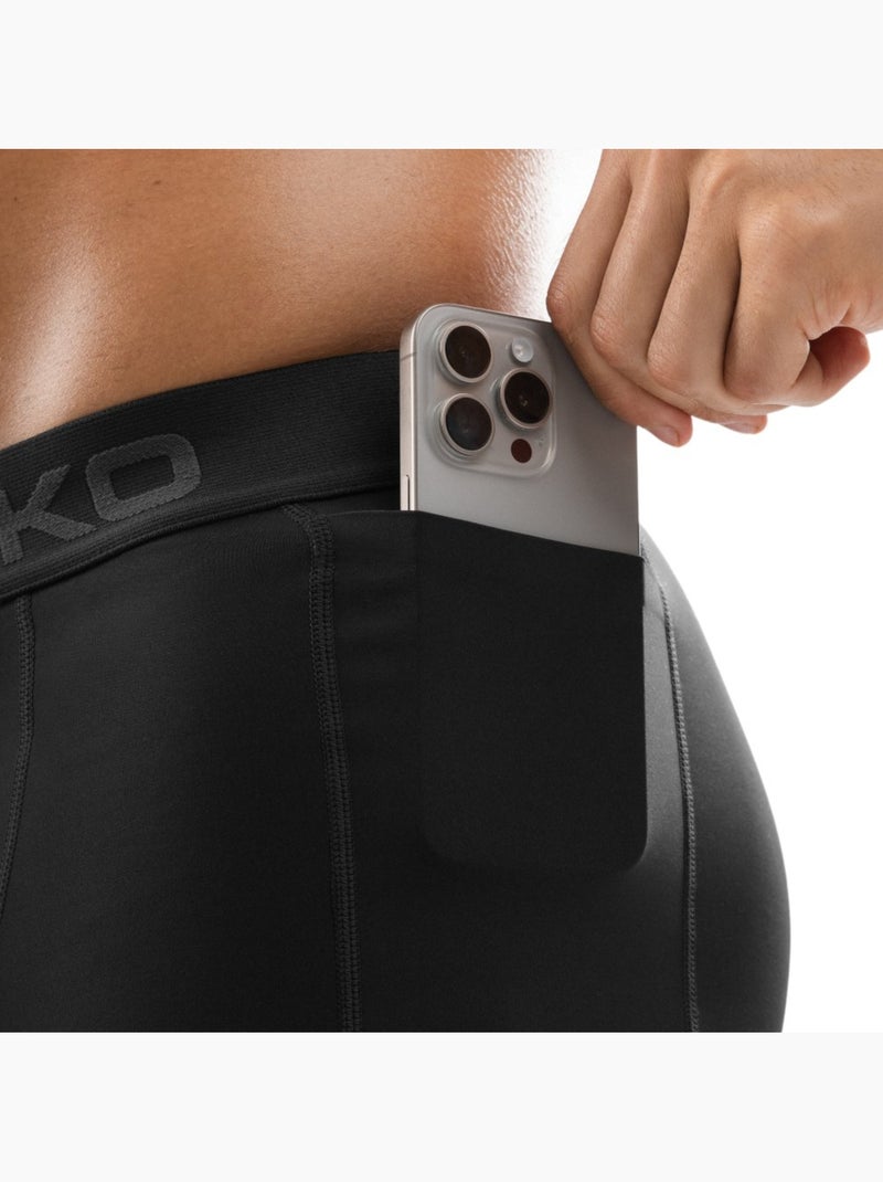 Leggings sportivi da uomo fitness uomo pioneer Nero - Kiabi