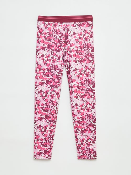 Leggings sportivi in tessuto stretch - Kiabi
