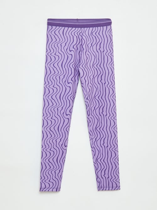 Leggings sportivi in tessuto stretch - Kiabi