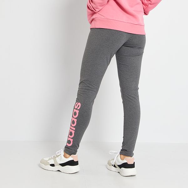 leggings adidas grigio e rosa