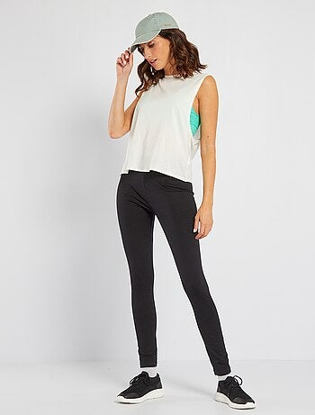Leggings sportivi lunghi in cotone biologico da donna
