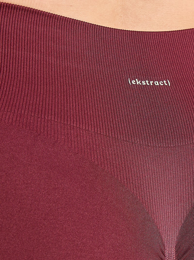 Leggings sportivi modellanti - (ekstract) Bordeaux - Kiabi