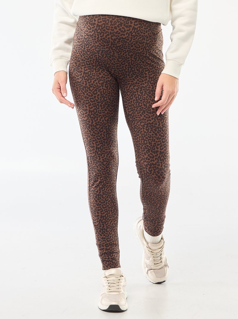 Leggings sportivi premaman Marrone - Kiabi
