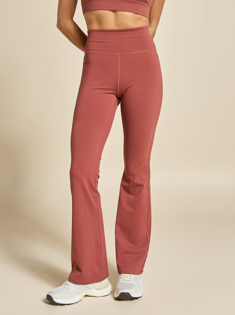 Leggings sportivi svasati - (ekstract) Marrone - Kiabi