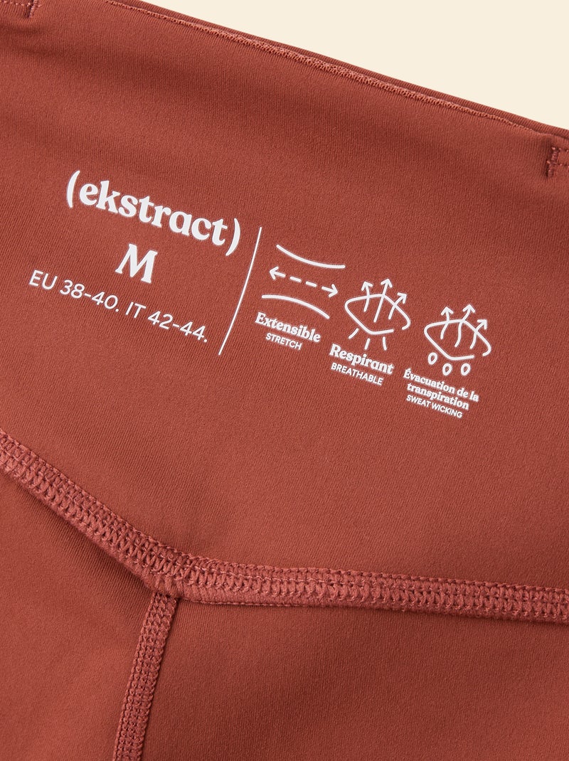 Leggings sportivi svasati - (ekstract) Marrone - Kiabi