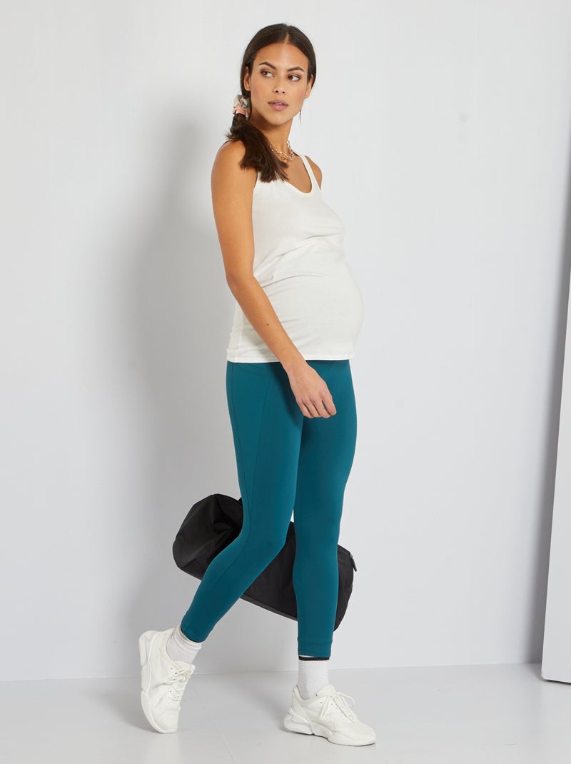 Leggings sportivi verde scuro - Kiabi