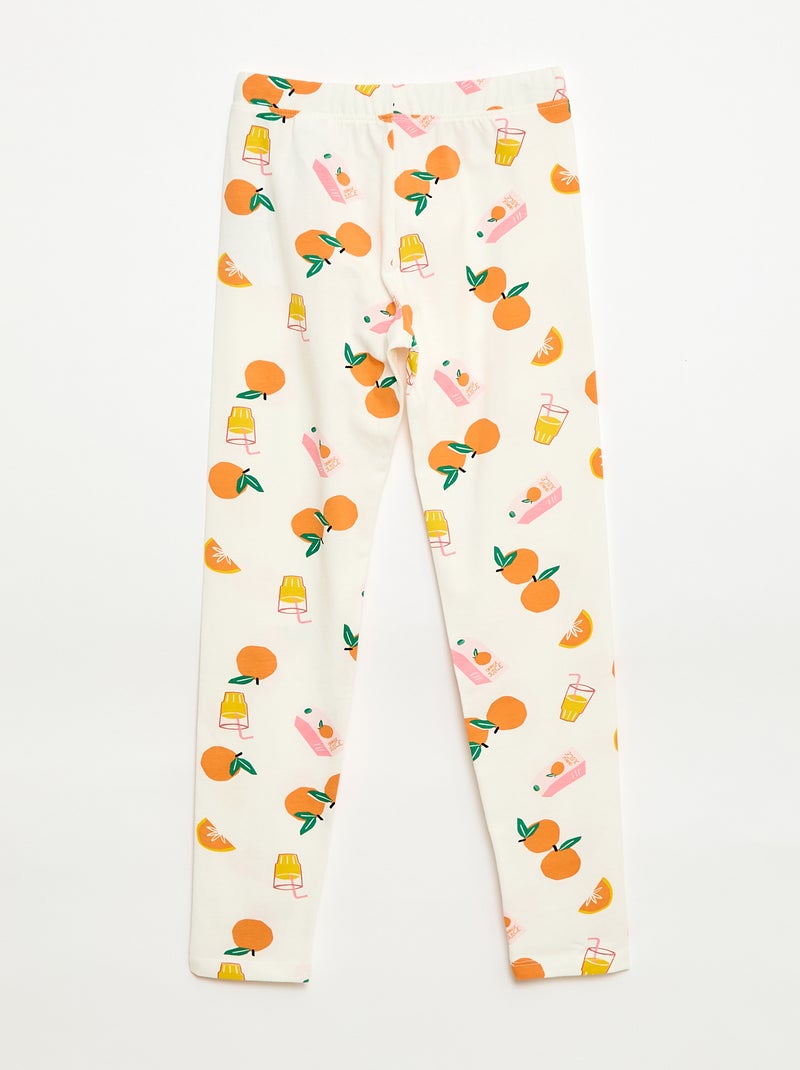 Leggings stampati - Grafik Edition Bianco - Kiabi
