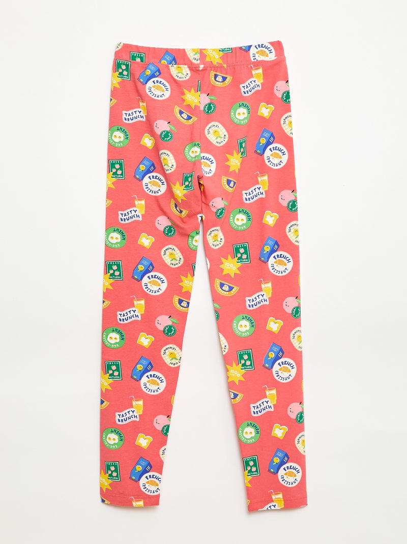 Leggings stampati - Grafik Edition Rosso - Kiabi
