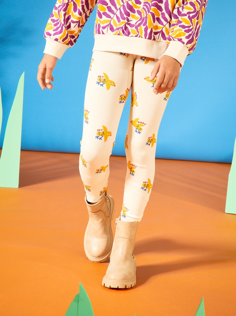 Leggings stampati - Graphik Edition BIANCO - Kiabi