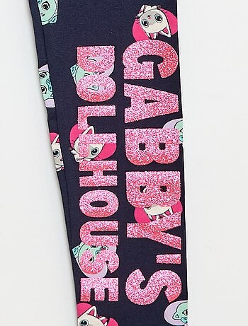 Leggings stampati in cotone 'Gabby's dollhouse'
