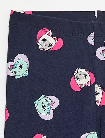 Leggings stampati in cotone 'Gabby's dollhouse'