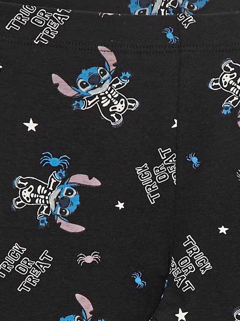 Leggings stampati 'Stitch' Nero - Kiabi