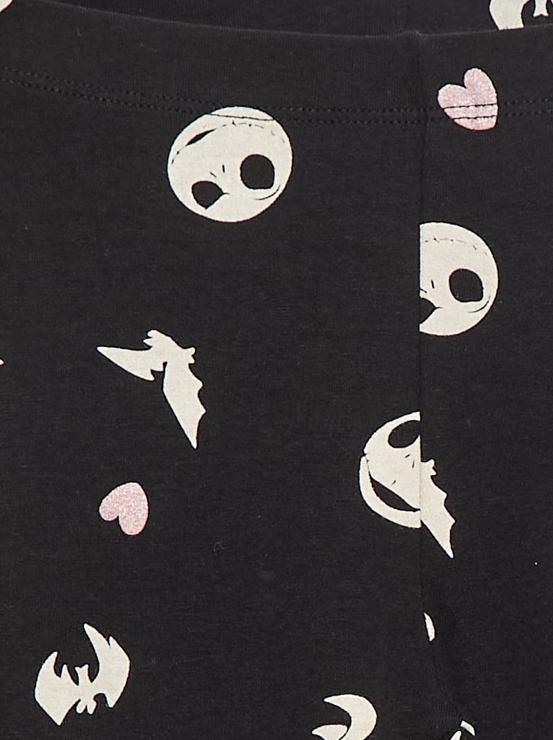 Leggings stampati 'Tim Burton' Nero - Kiabi