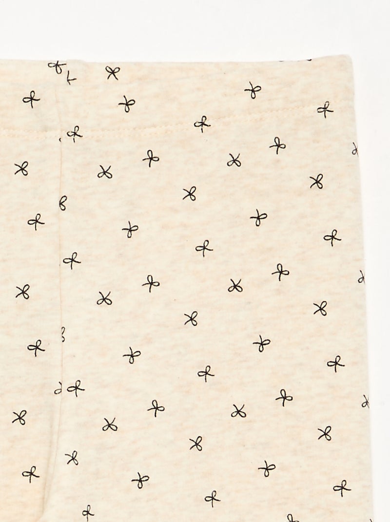 Leggings stampato Beige - Kiabi