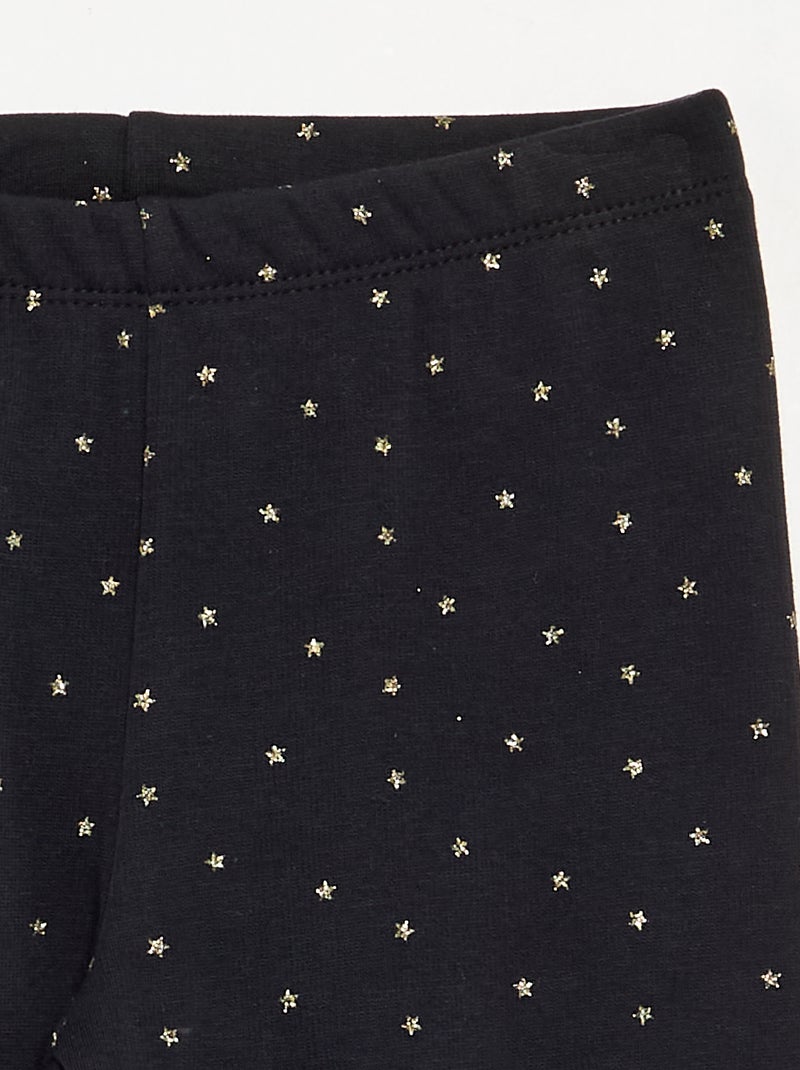 Leggings stampato Nero - Kiabi