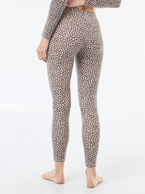 Leggings stretch termoregolatori con elastico in vita - Kiabi Leggings stretch termoregolatori con elastico in vita - Kiabi