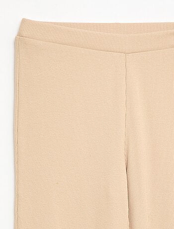 Leggings svasati a coste