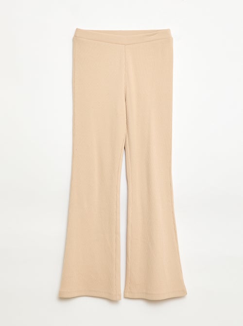 Leggings svasati a coste - Kiabi