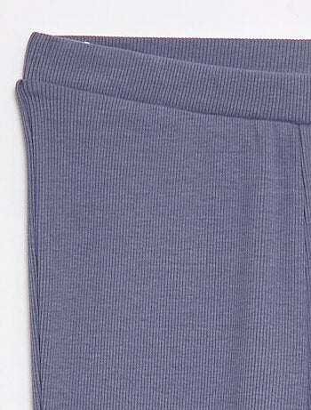 Leggings svasati a coste