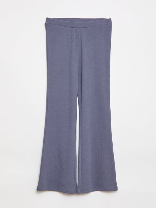 Leggings svasati a coste - Kiabi