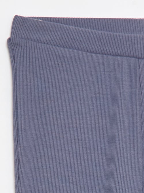 Leggings svasati a coste - Kiabi