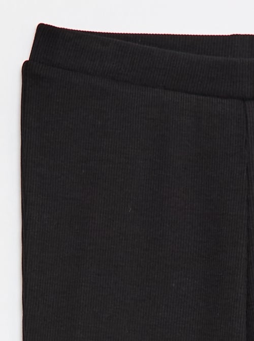 Leggings svasati a coste - Kiabi