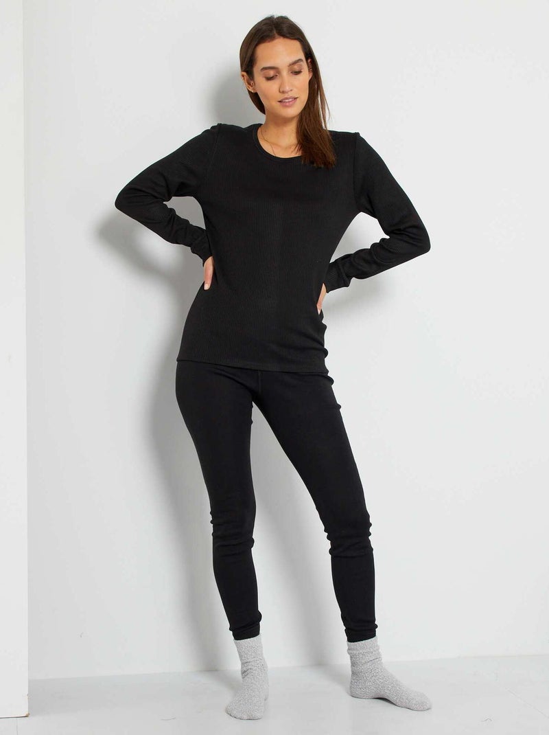 Leggings Thermolactyl 'Damart' nero - Kiabi