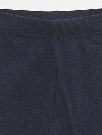Leggings tinta unita in maglia jersey