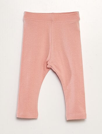 Leggings tinta unita in maglia jersey