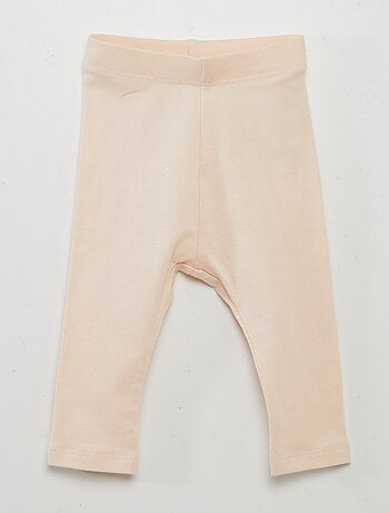 Leggings tinta unita in maglia jersey