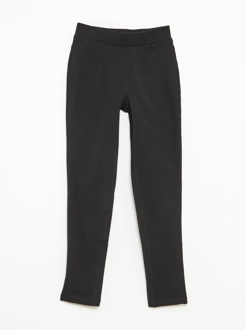Leggings tinta unita Nero - Kiabi
