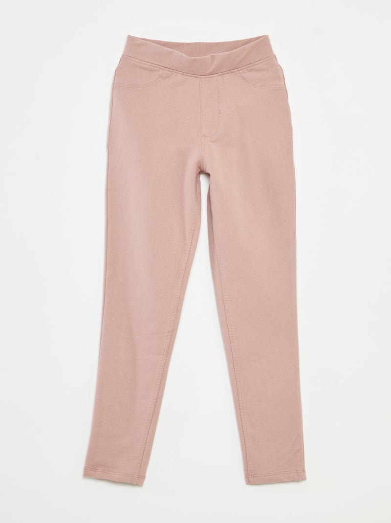 Leggings tinta unita Rosa - Kiabi