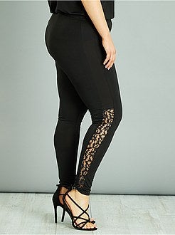 Leggings traforati pizzo - Kiabi