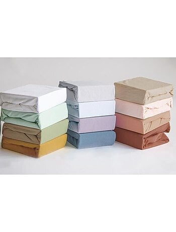 Lenzuolo a pieghe baby jersey 100% cotone