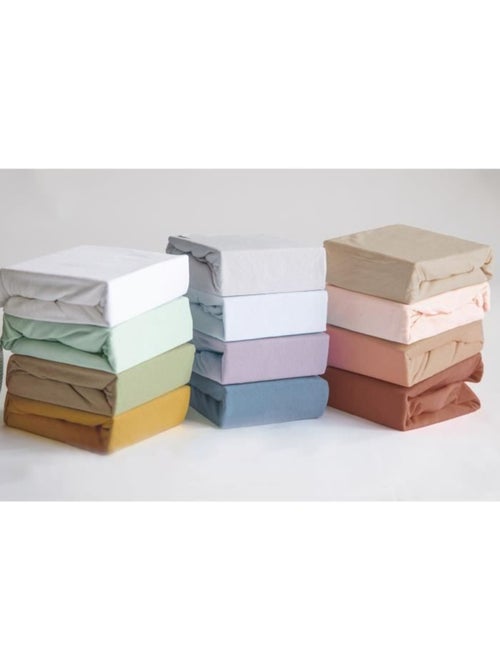 Lenzuolo a pieghe baby jersey 100% cotone - Kiabi Lenzuolo a pieghe baby jersey 100% cotone - Kiabi