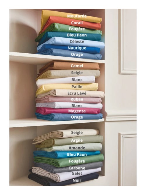 Lenzuolo a soffietto in cotone 23 cm made in France - Kiabi